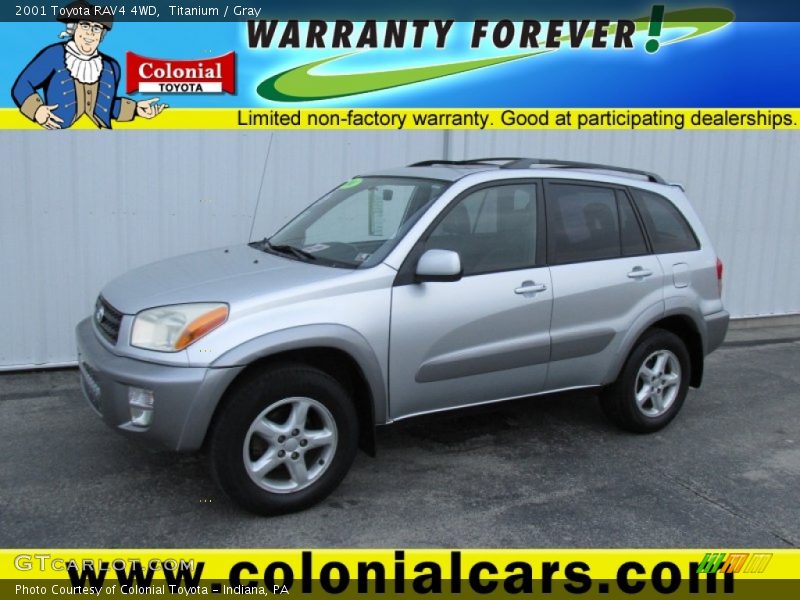 Titanium / Gray 2001 Toyota RAV4 4WD