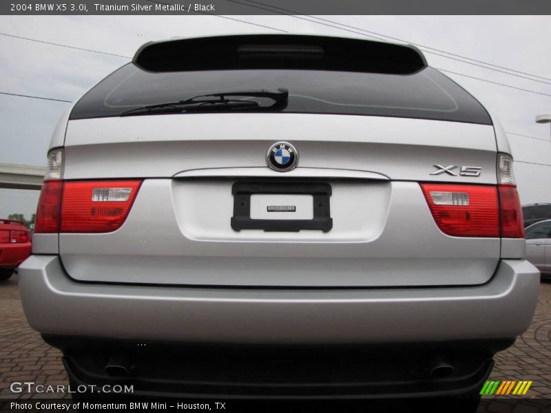 Titanium Silver Metallic / Black 2004 BMW X5 3.0i