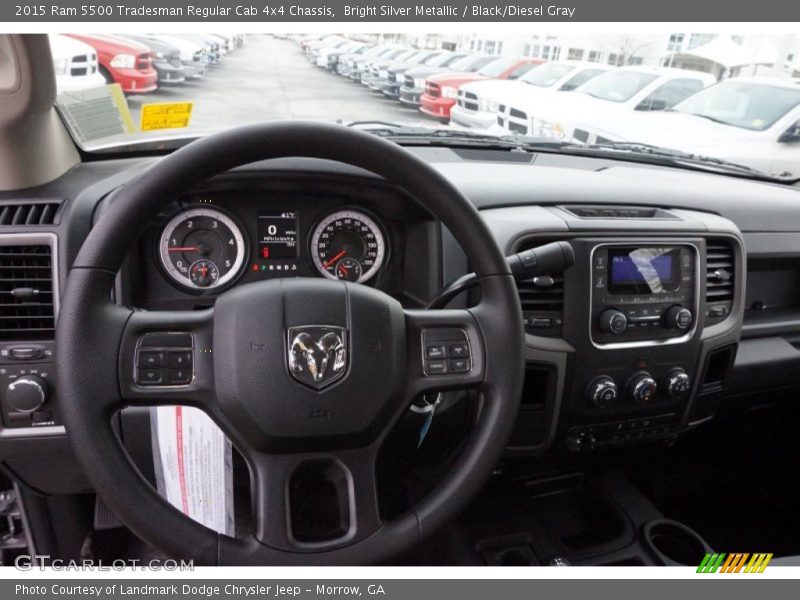 Dashboard of 2015 5500 Tradesman Regular Cab 4x4 Chassis