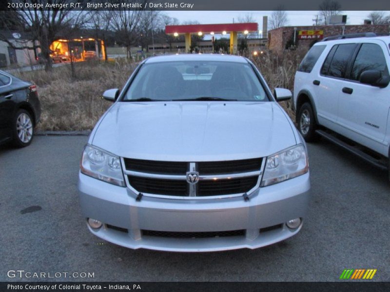 Bright Silver Metallic / Dark Slate Gray 2010 Dodge Avenger R/T