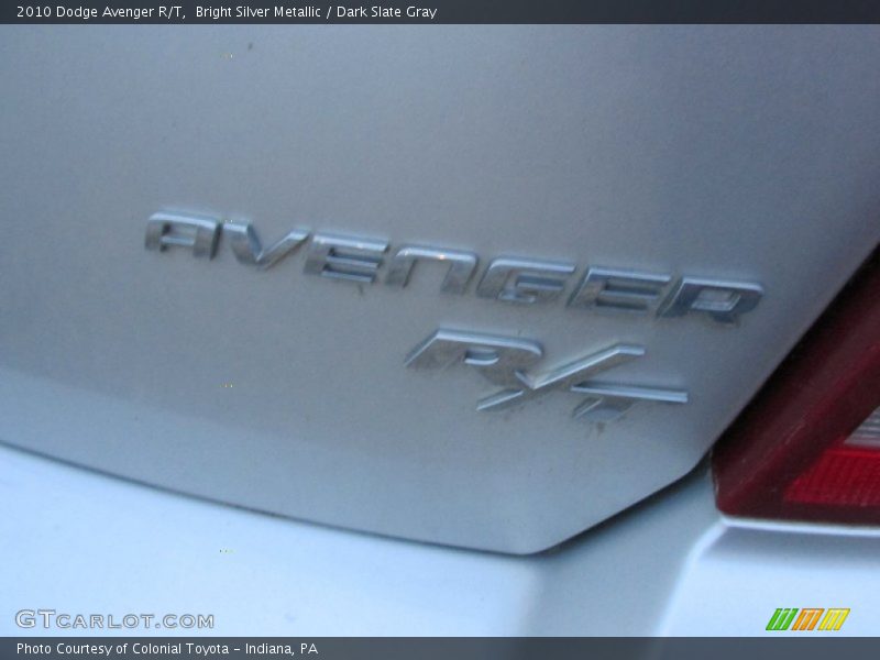 Bright Silver Metallic / Dark Slate Gray 2010 Dodge Avenger R/T