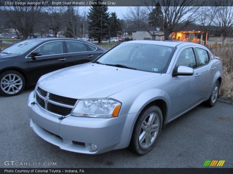 Bright Silver Metallic / Dark Slate Gray 2010 Dodge Avenger R/T
