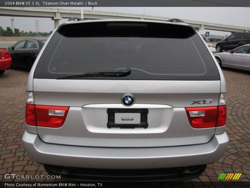 Titanium Silver Metallic / Black 2004 BMW X5 3.0i