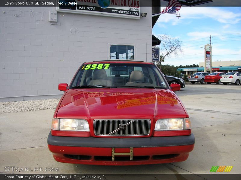 Red / Beige 1996 Volvo 850 GLT Sedan