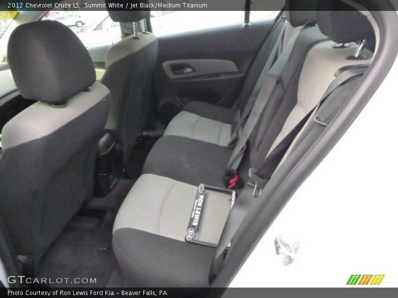 Summit White / Jet Black/Medium Titanium 2012 Chevrolet Cruze LS