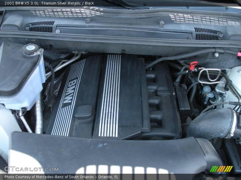 Titanium Silver Metallic / Black 2001 BMW X5 3.0i