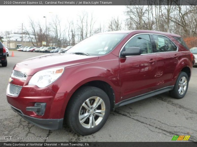 Cardinal Red Metallic / Jet Black/Light Titanium 2010 Chevrolet Equinox LS