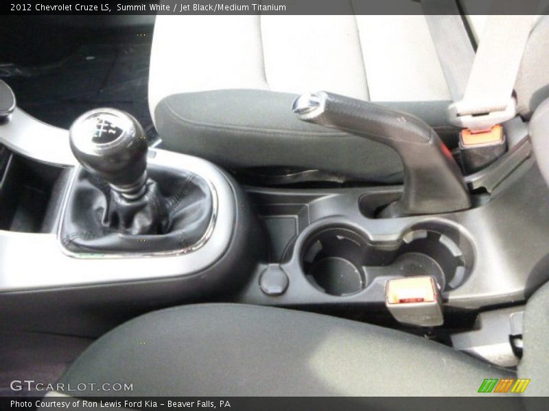 Summit White / Jet Black/Medium Titanium 2012 Chevrolet Cruze LS