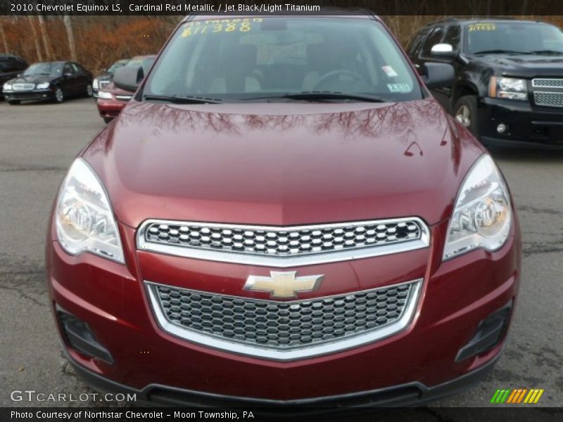 Cardinal Red Metallic / Jet Black/Light Titanium 2010 Chevrolet Equinox LS