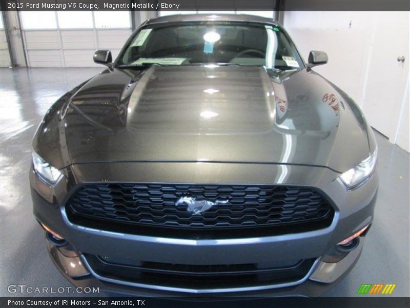 Magnetic Metallic / Ebony 2015 Ford Mustang V6 Coupe