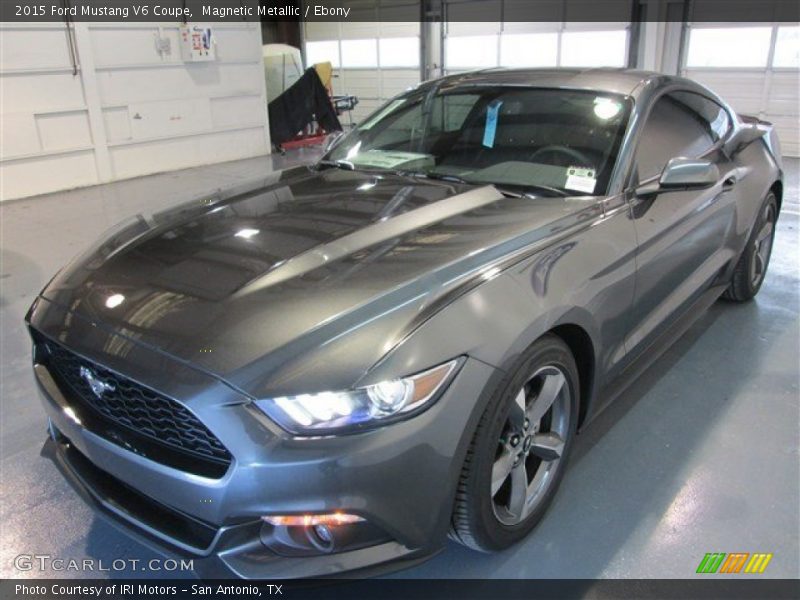 Magnetic Metallic / Ebony 2015 Ford Mustang V6 Coupe