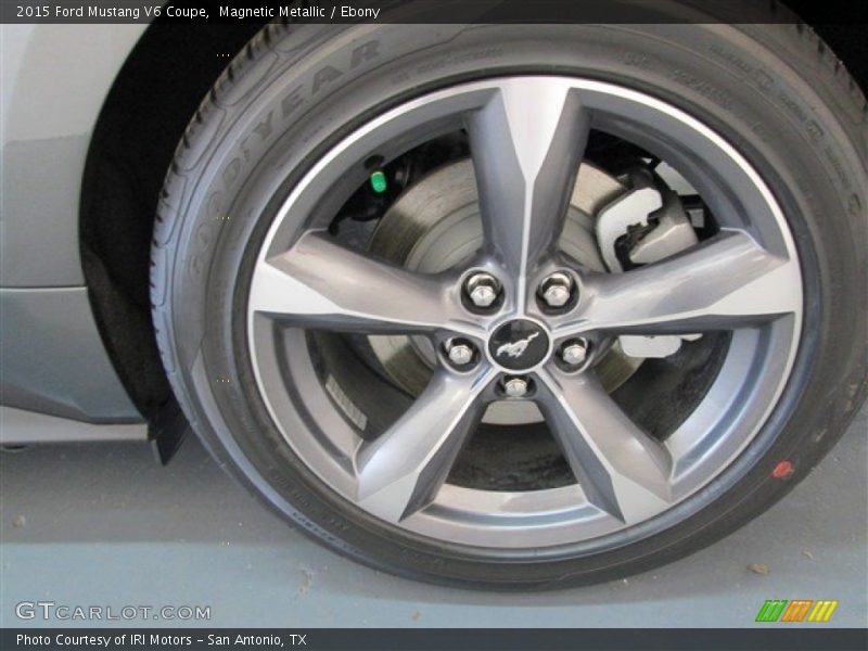 Magnetic Metallic / Ebony 2015 Ford Mustang V6 Coupe