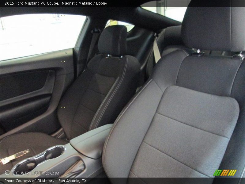 Magnetic Metallic / Ebony 2015 Ford Mustang V6 Coupe
