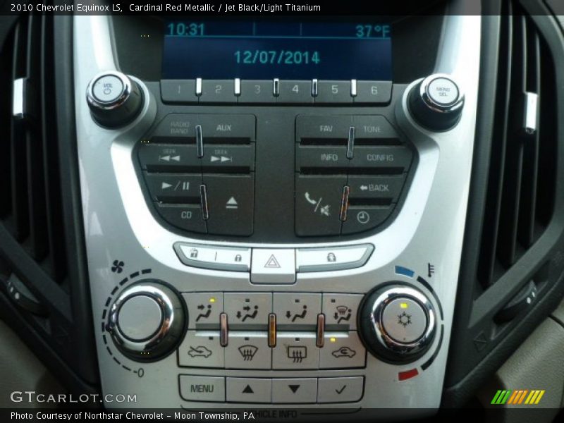 Cardinal Red Metallic / Jet Black/Light Titanium 2010 Chevrolet Equinox LS