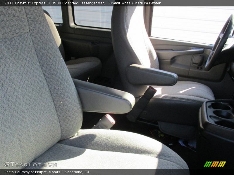 Summit White / Medium Pewter 2011 Chevrolet Express LT 3500 Extended Passenger Van