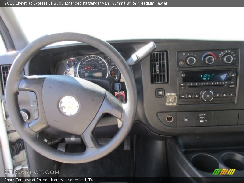 Summit White / Medium Pewter 2011 Chevrolet Express LT 3500 Extended Passenger Van