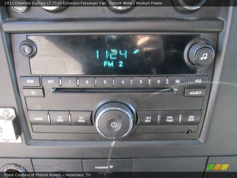 Summit White / Medium Pewter 2011 Chevrolet Express LT 3500 Extended Passenger Van