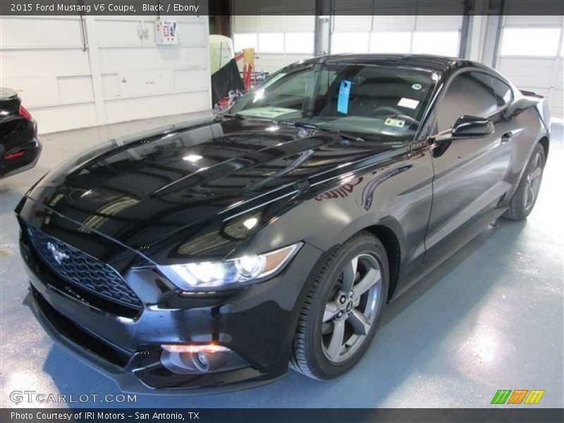 Black / Ebony 2015 Ford Mustang V6 Coupe