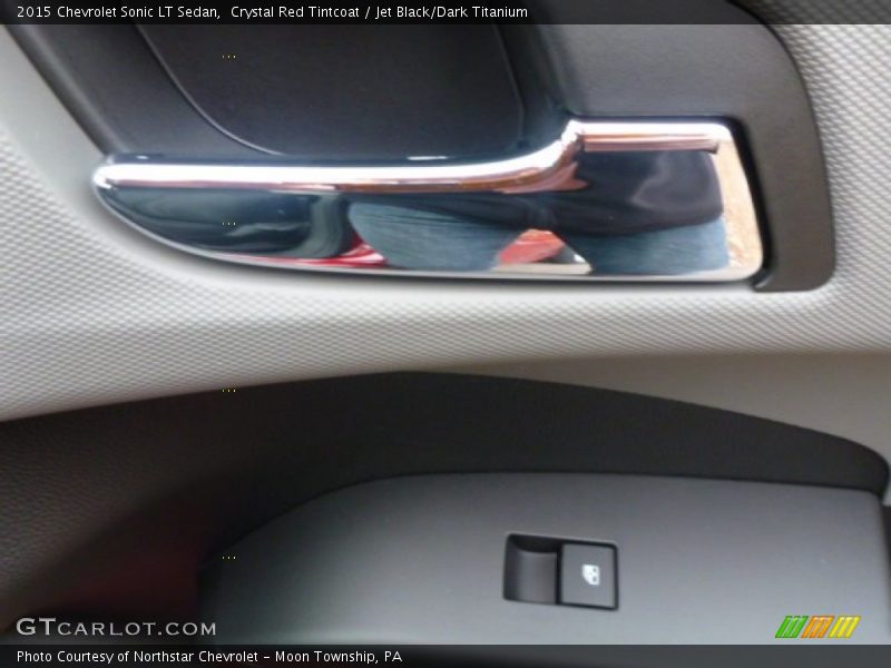 Crystal Red Tintcoat / Jet Black/Dark Titanium 2015 Chevrolet Sonic LT Sedan
