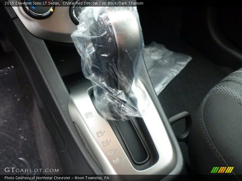 Crystal Red Tintcoat / Jet Black/Dark Titanium 2015 Chevrolet Sonic LT Sedan