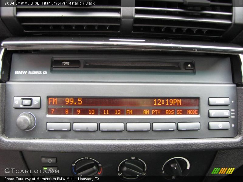 Titanium Silver Metallic / Black 2004 BMW X5 3.0i