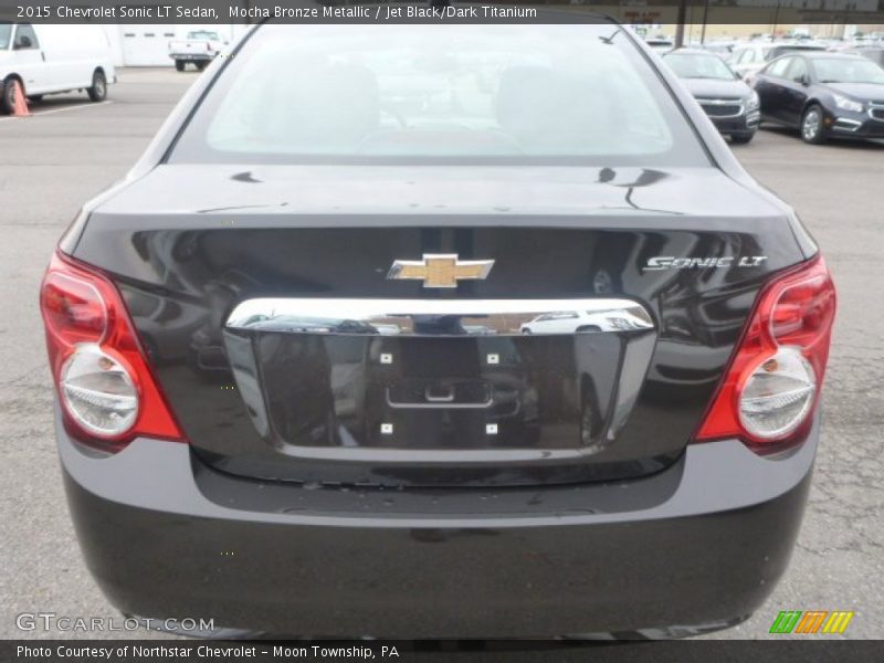 Mocha Bronze Metallic / Jet Black/Dark Titanium 2015 Chevrolet Sonic LT Sedan