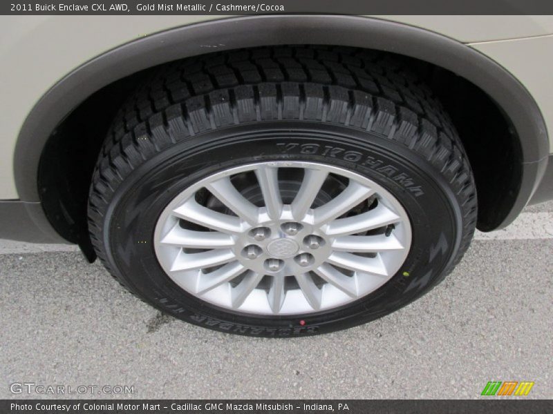 Gold Mist Metallic / Cashmere/Cocoa 2011 Buick Enclave CXL AWD