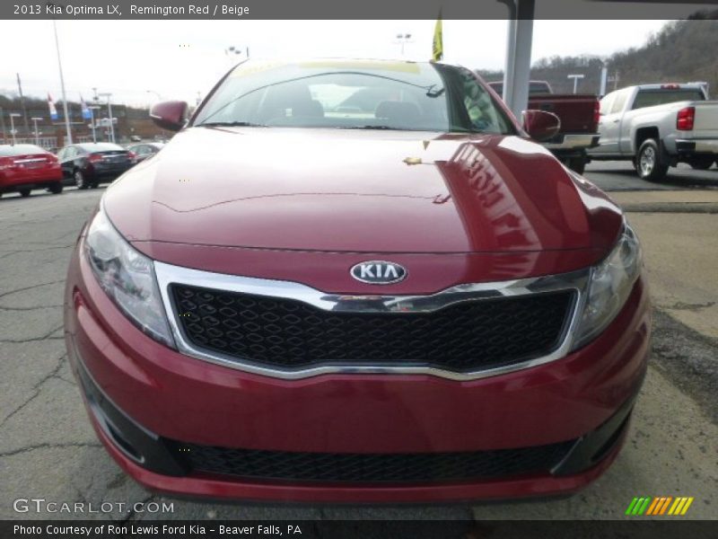 Remington Red / Beige 2013 Kia Optima LX