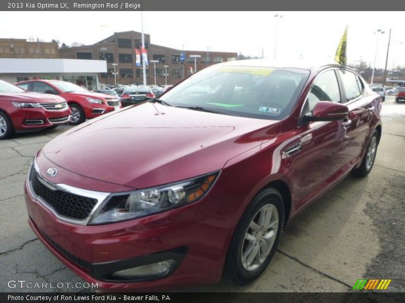 Remington Red / Beige 2013 Kia Optima LX