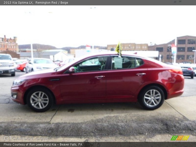 Remington Red / Beige 2013 Kia Optima LX