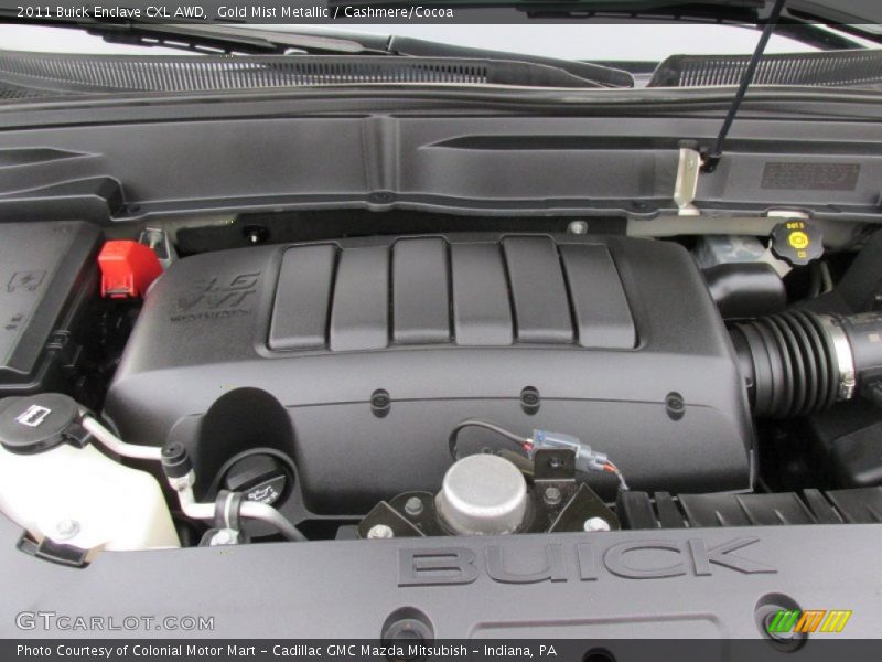 Gold Mist Metallic / Cashmere/Cocoa 2011 Buick Enclave CXL AWD