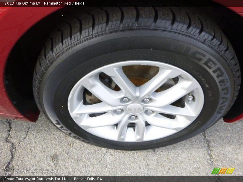 Remington Red / Beige 2013 Kia Optima LX