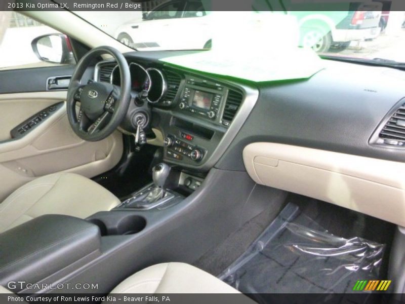 Remington Red / Beige 2013 Kia Optima LX