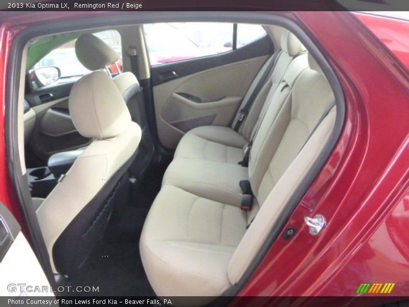 Remington Red / Beige 2013 Kia Optima LX