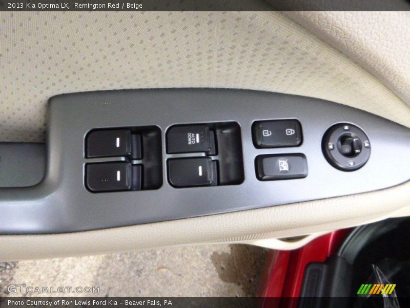 Remington Red / Beige 2013 Kia Optima LX