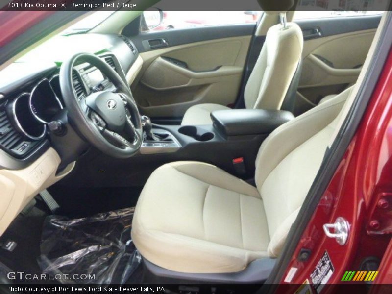 Remington Red / Beige 2013 Kia Optima LX