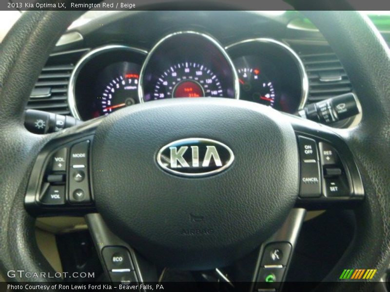 Remington Red / Beige 2013 Kia Optima LX