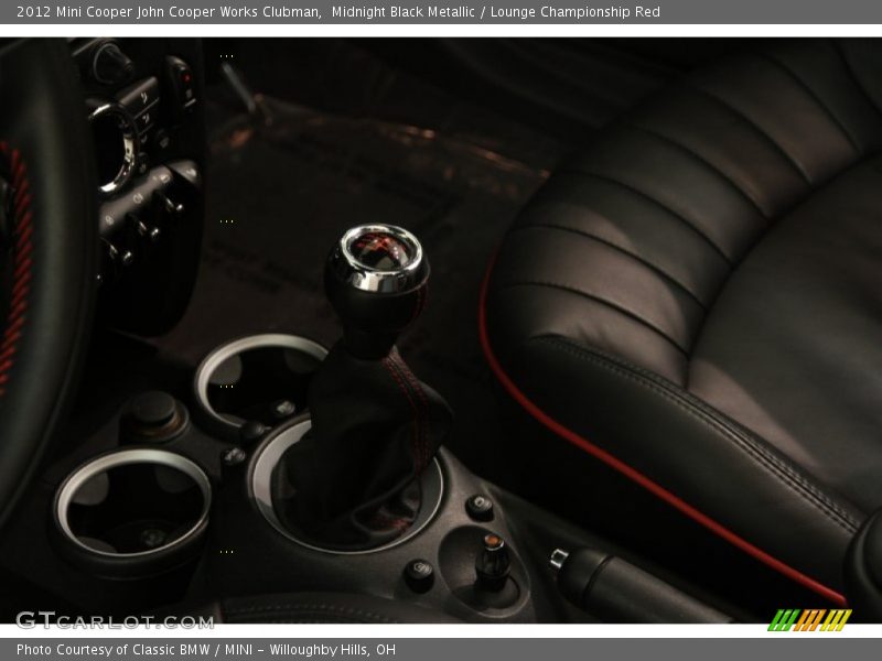 Midnight Black Metallic / Lounge Championship Red 2012 Mini Cooper John Cooper Works Clubman