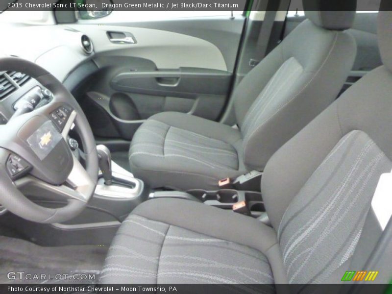 Dragon Green Metallic / Jet Black/Dark Titanium 2015 Chevrolet Sonic LT Sedan