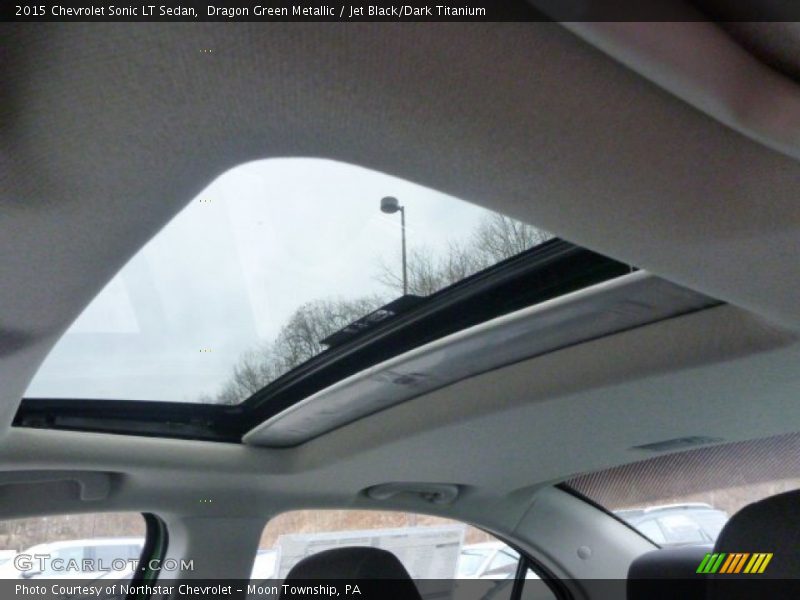 Dragon Green Metallic / Jet Black/Dark Titanium 2015 Chevrolet Sonic LT Sedan