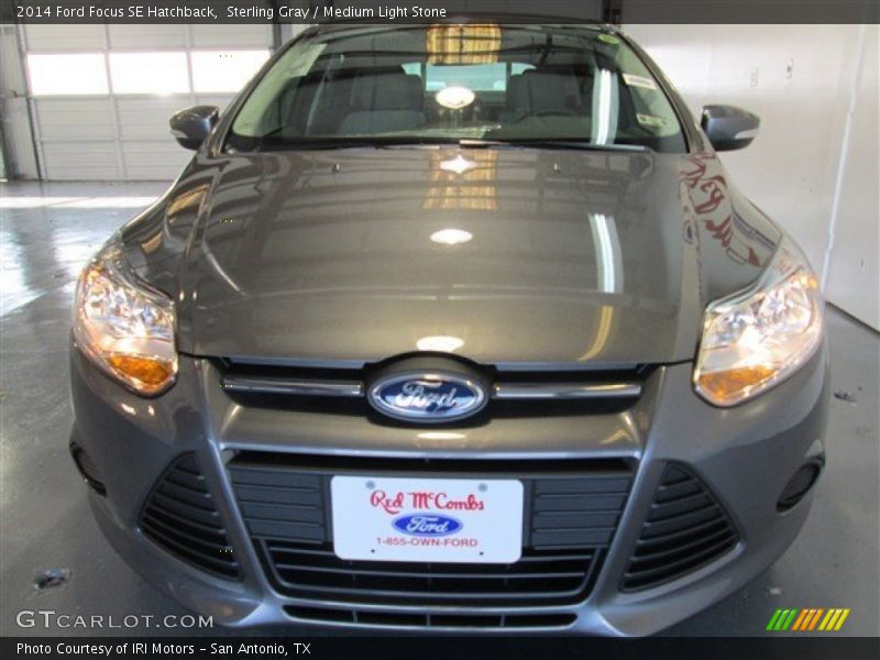 Sterling Gray / Medium Light Stone 2014 Ford Focus SE Hatchback