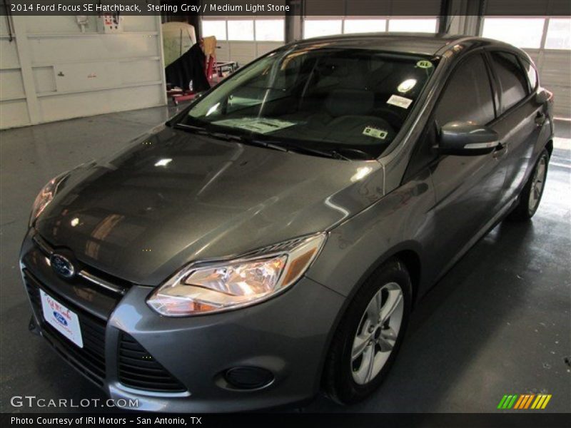 Sterling Gray / Medium Light Stone 2014 Ford Focus SE Hatchback