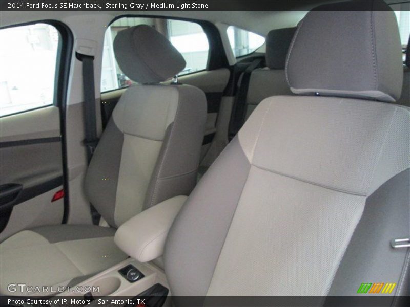 Sterling Gray / Medium Light Stone 2014 Ford Focus SE Hatchback