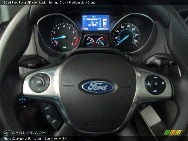 Sterling Gray / Medium Light Stone 2014 Ford Focus SE Hatchback