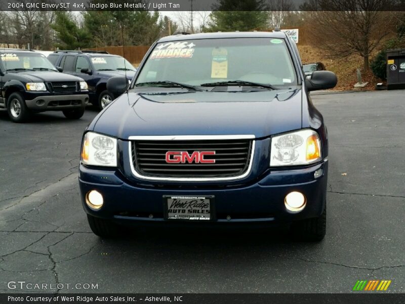 Indigo Blue Metallic / Light Tan 2004 GMC Envoy SLT 4x4