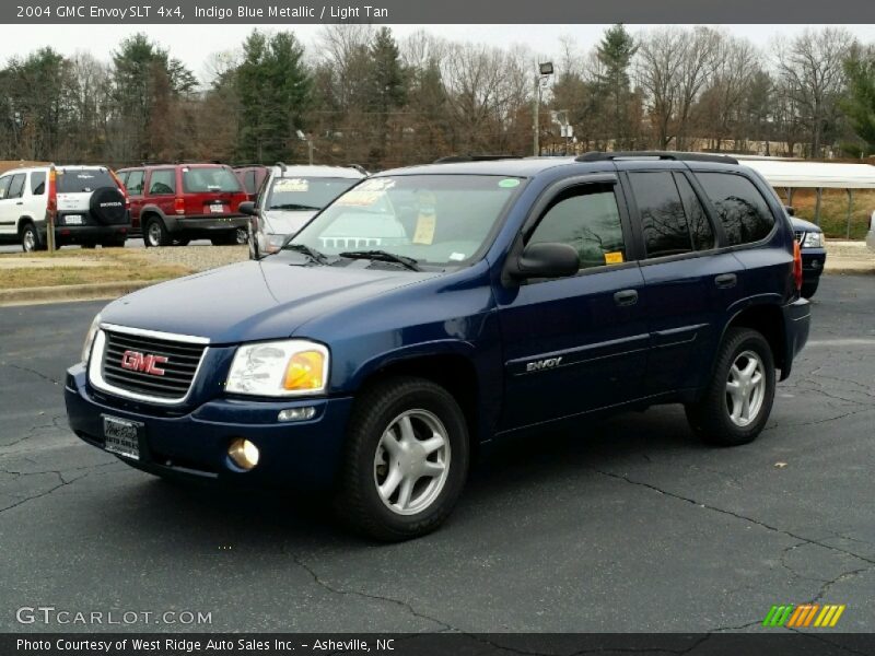 Indigo Blue Metallic / Light Tan 2004 GMC Envoy SLT 4x4