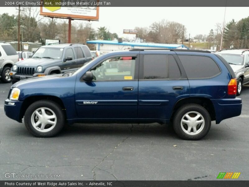 Indigo Blue Metallic / Light Tan 2004 GMC Envoy SLT 4x4