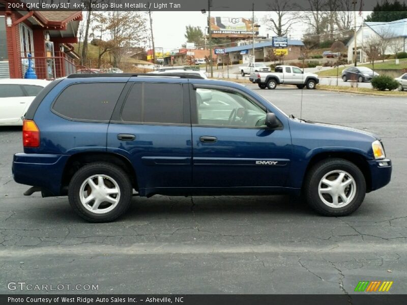 Indigo Blue Metallic / Light Tan 2004 GMC Envoy SLT 4x4
