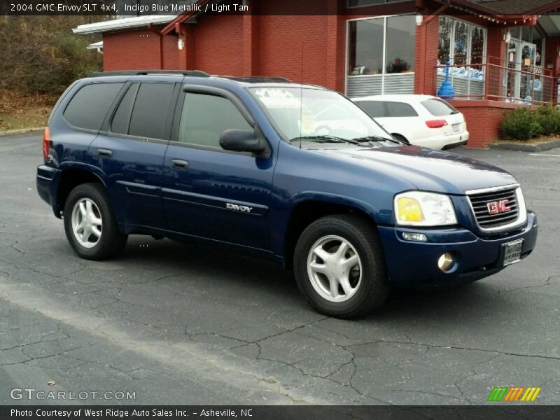 Indigo Blue Metallic / Light Tan 2004 GMC Envoy SLT 4x4