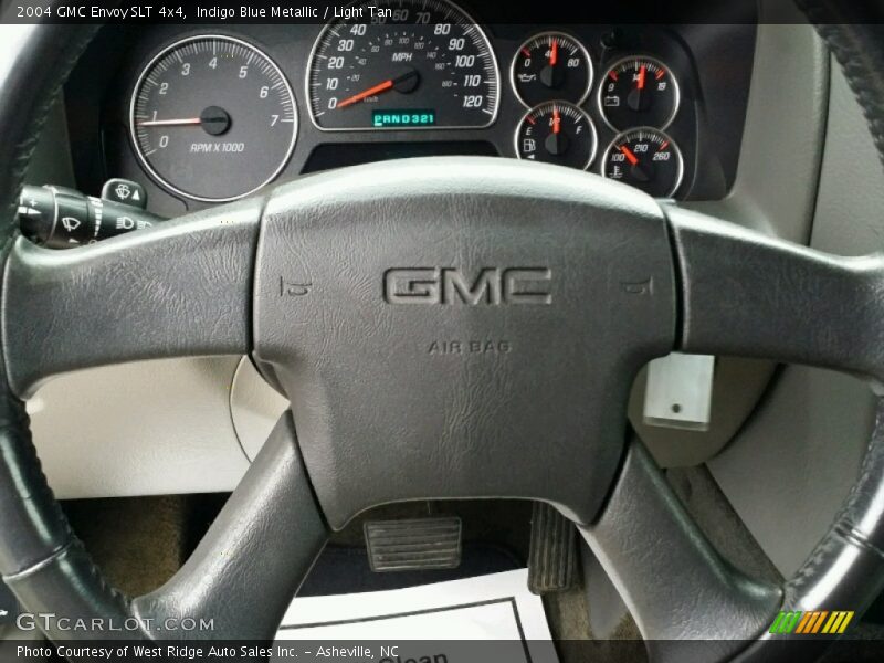 Indigo Blue Metallic / Light Tan 2004 GMC Envoy SLT 4x4